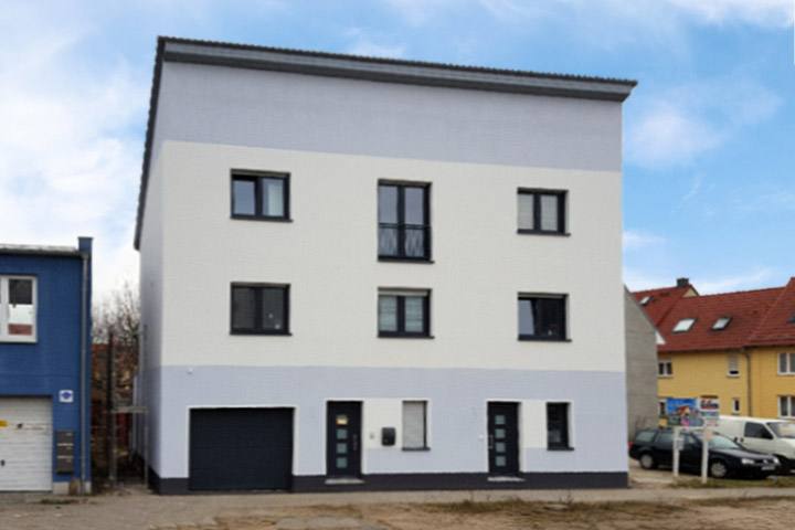 Modernes Stadthaus mit Einliegerwohnung und Garage bei Frankfurt (Oder)